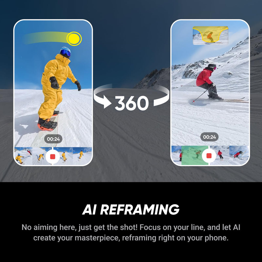 Insta360 X5 Satin White - Waterproof 8K 360° Action Camera, Leading Low Light, Invisible Selfie Stick Effect, Rugged and Replaceable Lens, 3-Hour Battery, Built-in Wind Guard, Stabilization