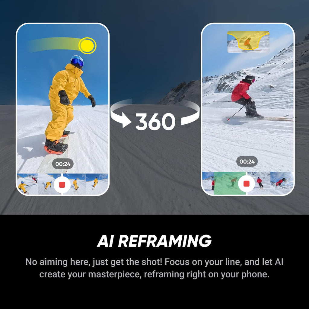 Insta360 X5 Satin White - Waterproof 8K 360° Action Camera, Leading Low Light, Invisible Selfie Stick Effect, Rugged and Replaceable Lens, 3-Hour Battery, Built-in Wind Guard, Stabilization