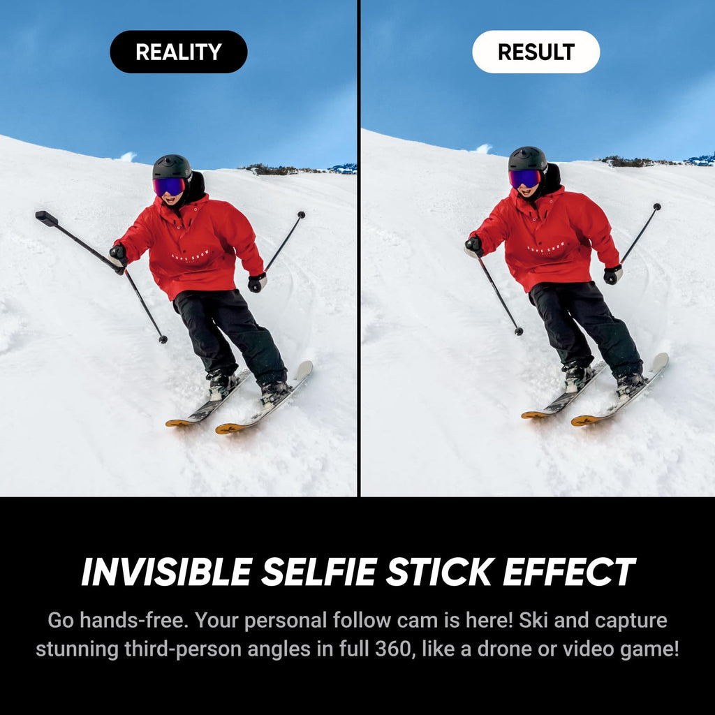Insta360 X5 Satin White - Waterproof 8K 360° Action Camera, Leading Low Light, Invisible Selfie Stick Effect, Rugged and Replaceable Lens, 3-Hour Battery, Built-in Wind Guard, Stabilization