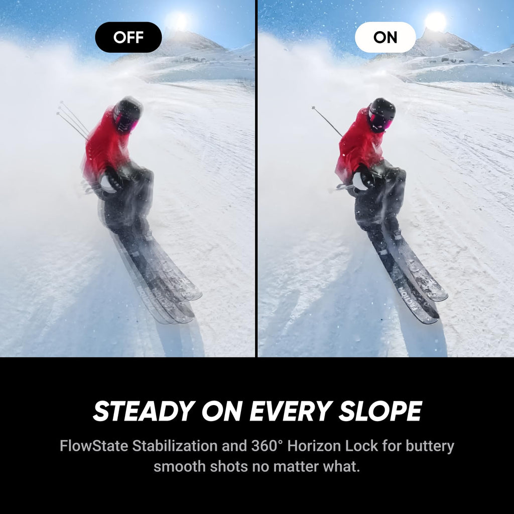 Insta360 X5 Satin White - Waterproof 8K 360° Action Camera, Leading Low Light, Invisible Selfie Stick Effect, Rugged and Replaceable Lens, 3-Hour Battery, Built-in Wind Guard, Stabilization