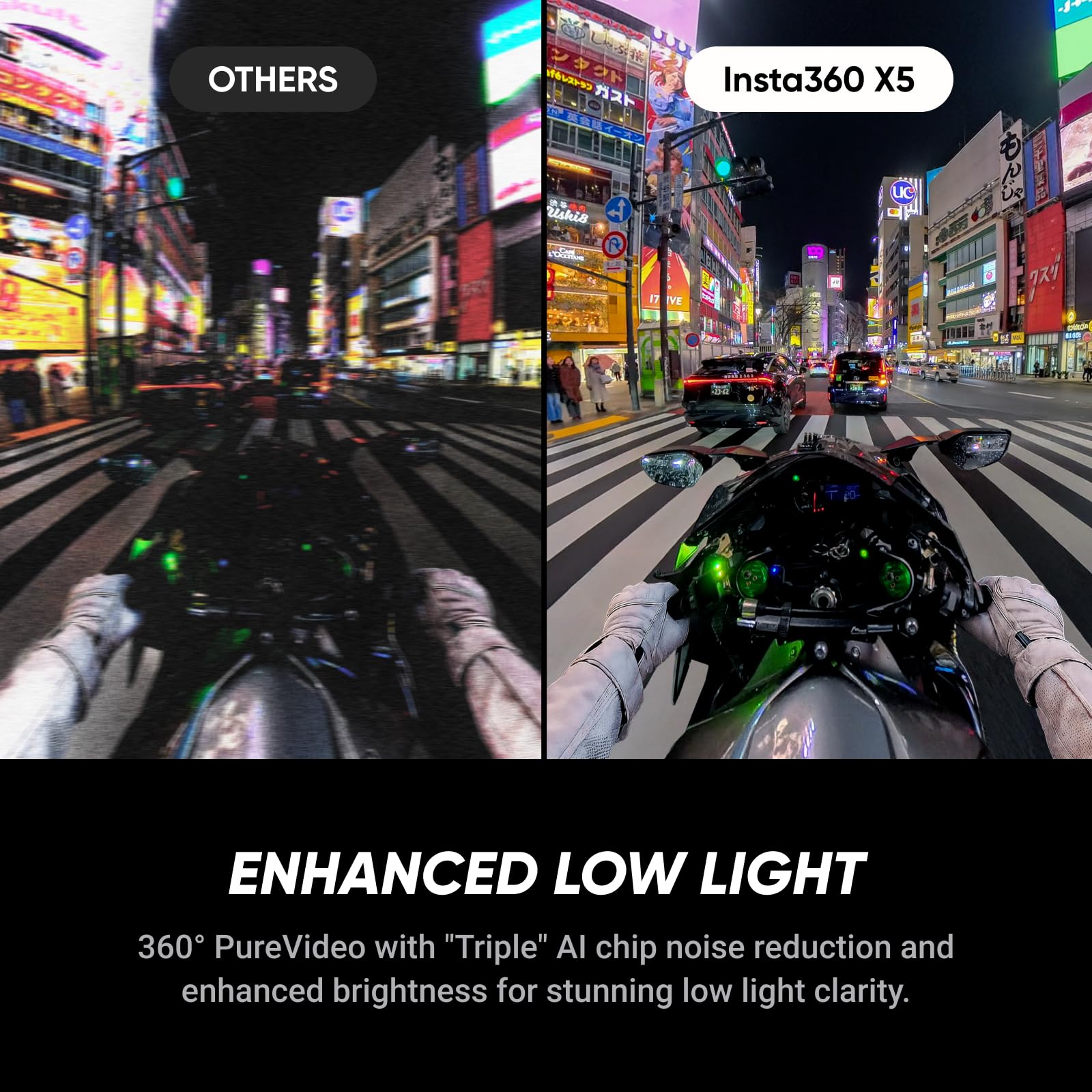 Insta360 X5 Satin White - Waterproof 8K 360° Action Camera, Leading Low Light, Invisible Selfie Stick Effect, Rugged and Replaceable Lens, 3-Hour Battery, Built-in Wind Guard, Stabilization