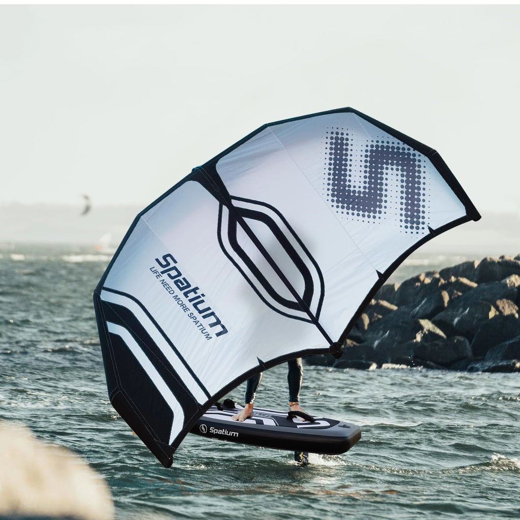 Spatium Light Grey 4㎡5㎡6㎡ Wind Wing With Hydrofoil Board Set Including Board and Hydrofoil and Wind Wing