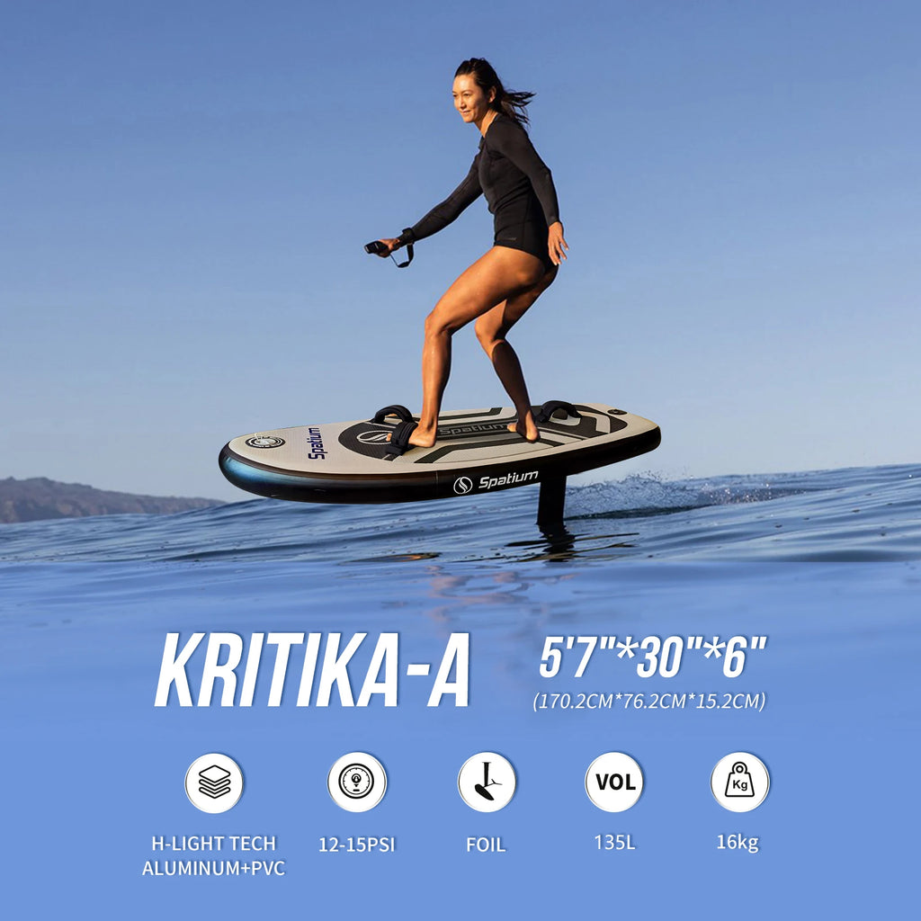 Spatium Light Grey 4㎡5㎡6㎡ Wind Wing With Hydrofoil Board Set Including Board and Hydrofoil and Wind Wing