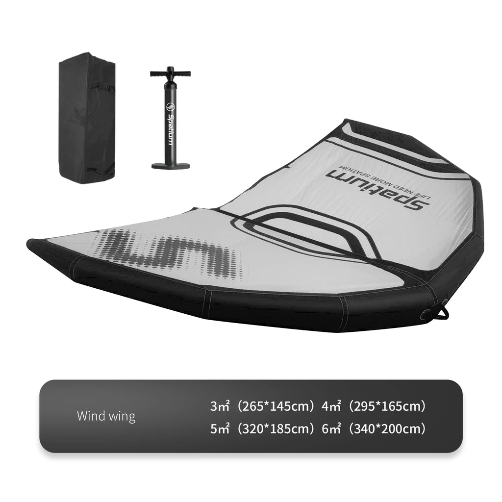 Spatium Light Grey 4㎡5㎡6㎡ Wind Wing With Hydrofoil Board Set Including Board and Hydrofoil and Wind Wing