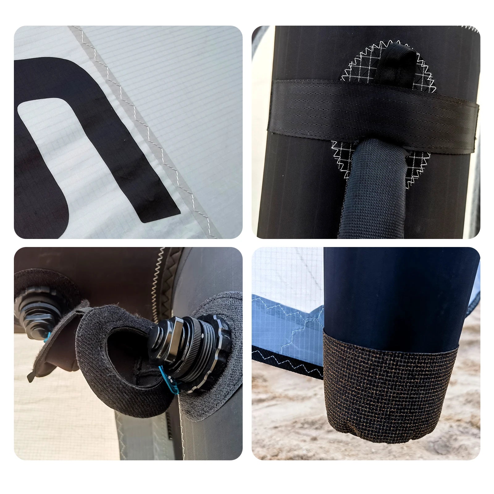 Spatium Light Grey 4㎡5㎡6㎡ Wind Wing With Hydrofoil Board Set Including Board and Hydrofoil and Wind Wing