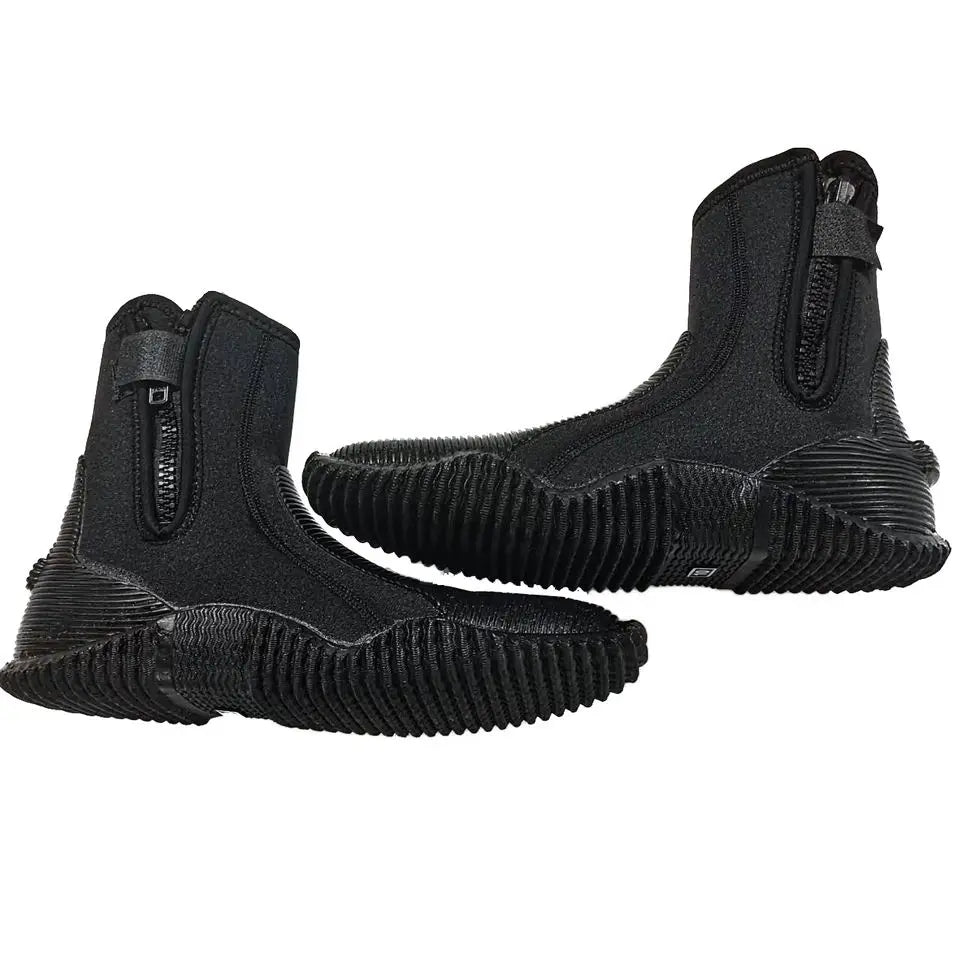 Sinodiving Premium 5mm Neoprene Wetsuit Boots Waterproof Breathable for Snorkeling Beach Use-Warm Comfortable Diving Shoes