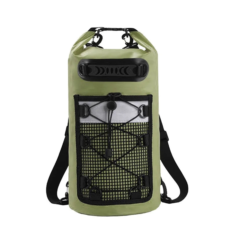 Sinodiving Dry Bag Waterproof Backpack Sports Roll Top Bag for Boating Kayaking Fishing Rafting Swimming bag
