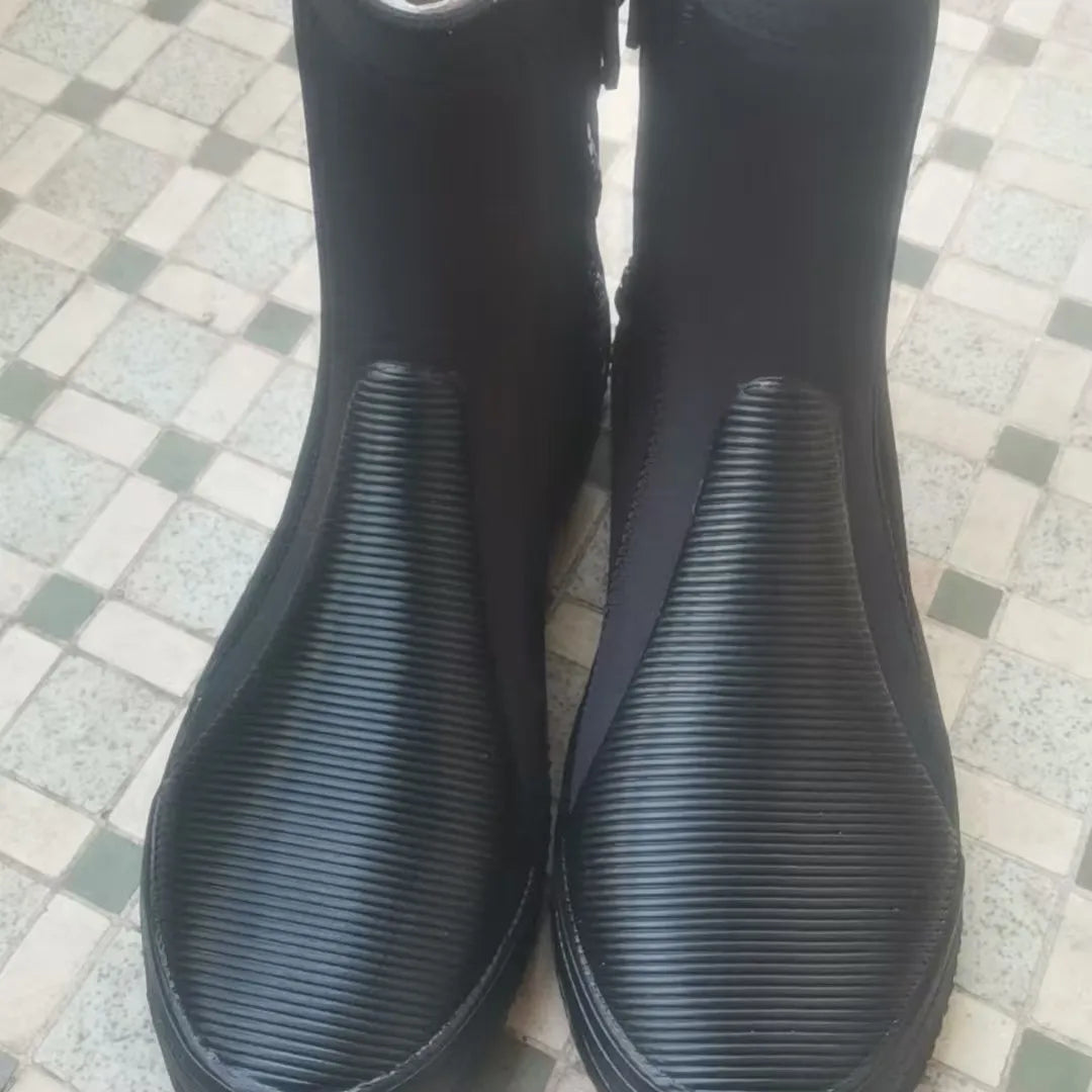 Sinodiving Premium 5mm Neoprene Wetsuit Boots Waterproof Breathable for Snorkeling Beach Use-Warm Comfortable Diving Shoes