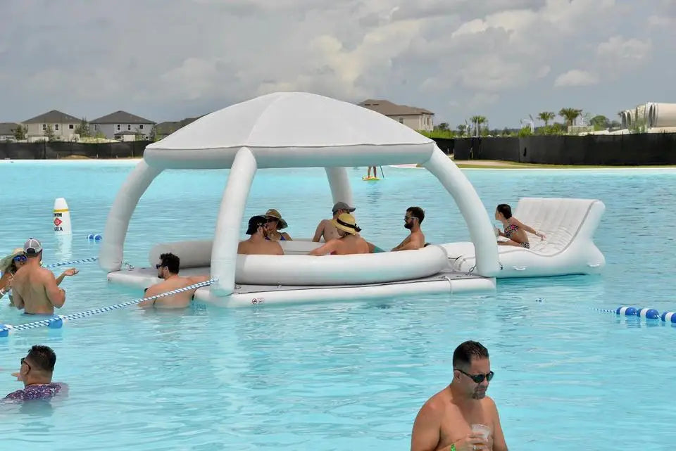 Beachfront Residence Lakeside Water Swim Resort Water Pier Deck Inflatable