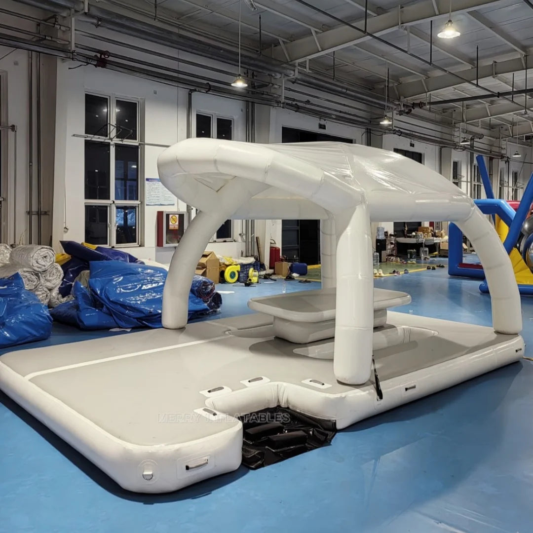 Water Platform Island Aqua Leisure Floating Dock Yacht Dock Water Floating pool Bar Aqua Park water Bar Banas