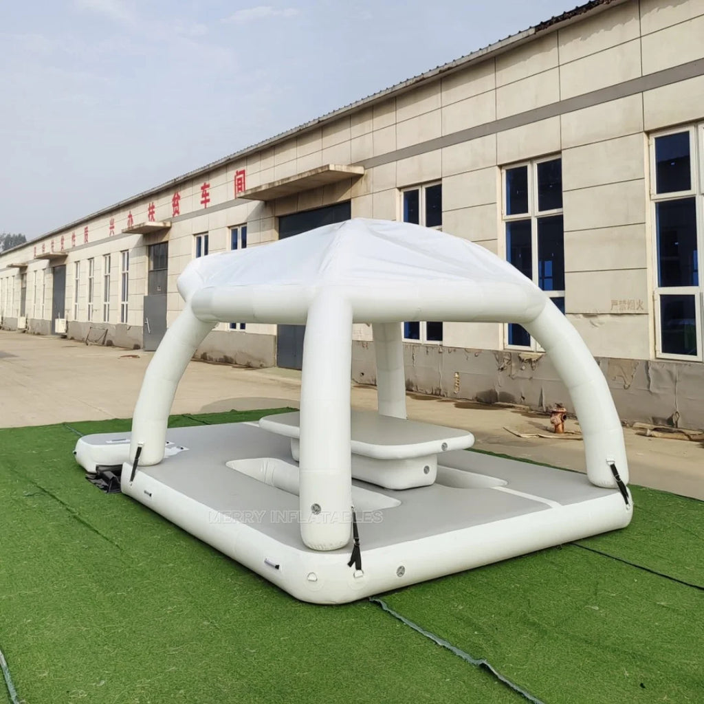 Water Platform Island Aqua Leisure Floating Dock Yacht Dock Water Floating pool Bar Aqua Park water Bar Banas