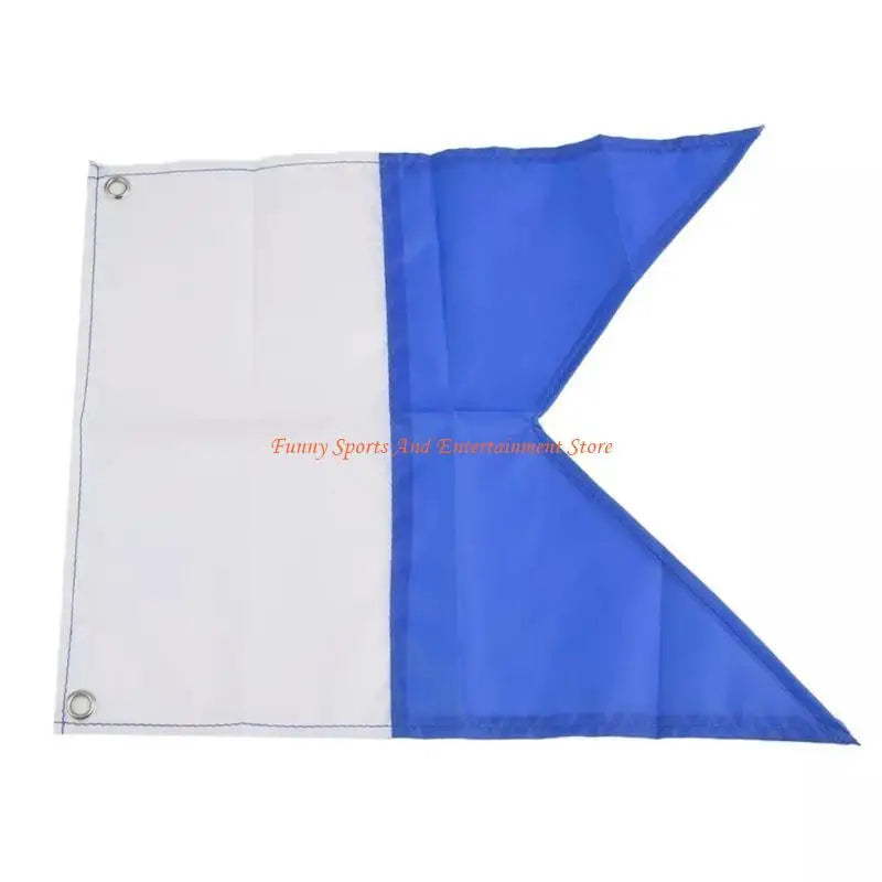 C4DE White And Blue Scubas Diving Dive Boats Flags International Diver Flags Marine Diving Warning Flags Diving Accessory