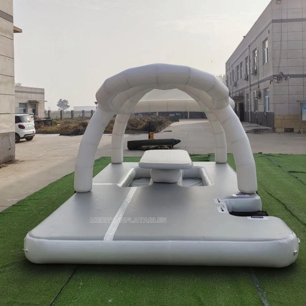 Water Platform Island Aqua Leisure Floating Dock Yacht Dock Water Floating pool Bar Aqua Park water Bar Banas