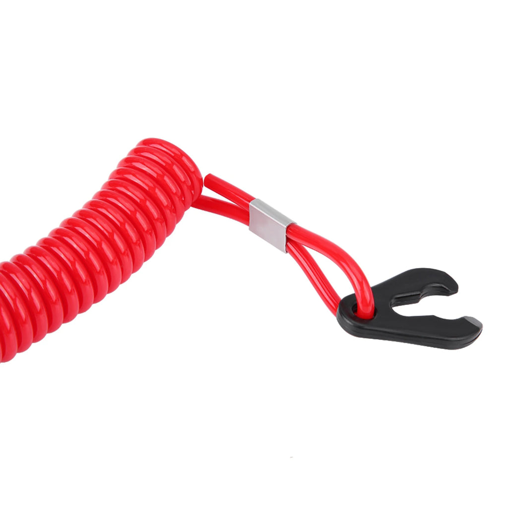 Boat Engine Kill Stop Switch Emergency Stop Switch Safety  Lanyard Rope Universal For Motorboat And Outboard Motors