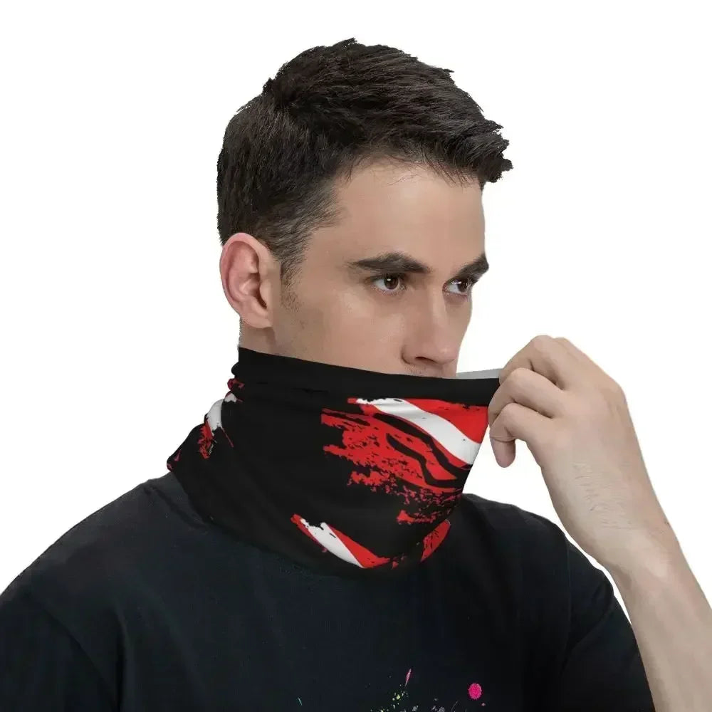 Dive Scuba Diver Bandana Neck Cover Printed Diving Wrap Scarf Multifunctional Face Mask Fishing for Men Women Adult All Season