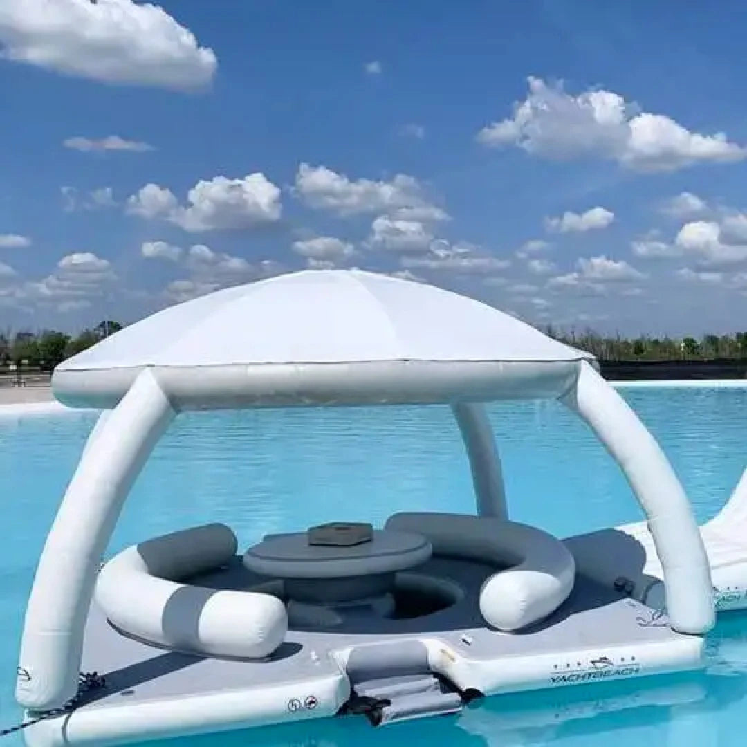Summer Inflatable Water Park Floating Pier Inflatable Island Ocean/Lake/Pool