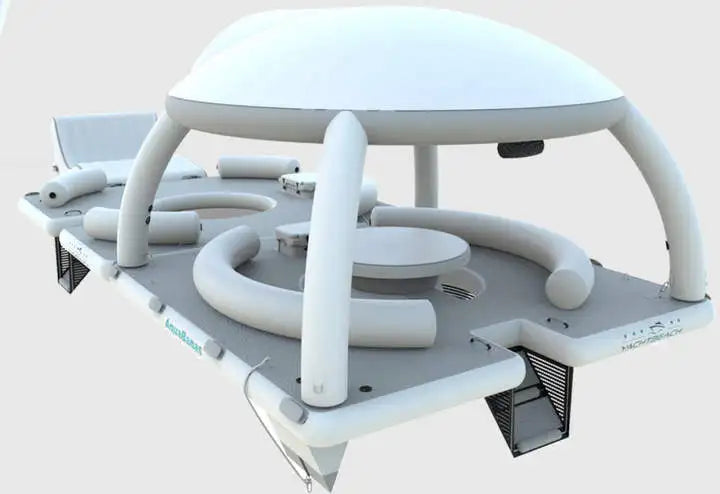 Summer Inflatable Water Park Floating Pier Inflatable Island Ocean/Lake/Pool
