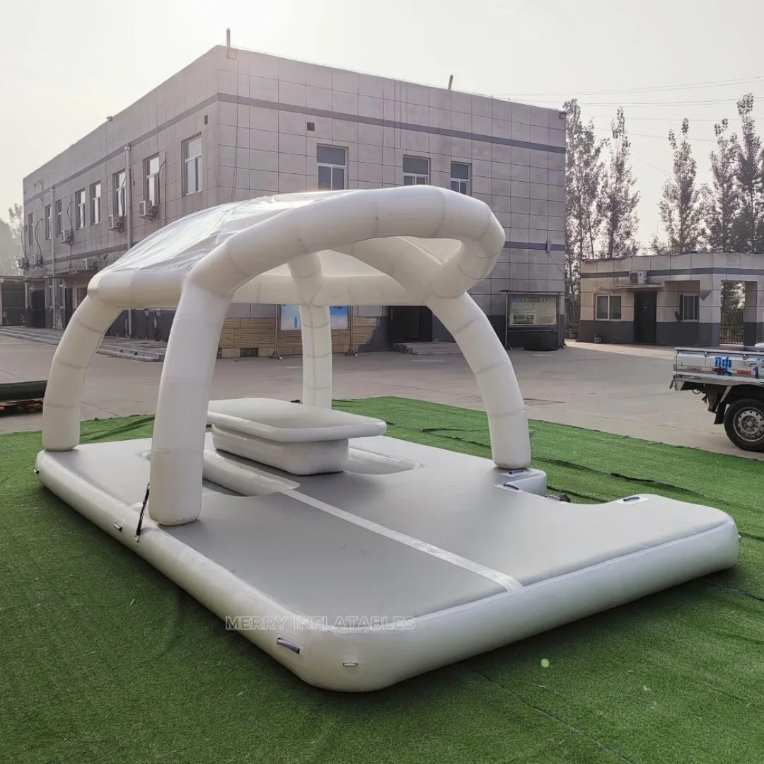 Water Platform Island Aqua Leisure Floating Dock Yacht Dock Water Floating pool Bar Aqua Park water Bar Banas