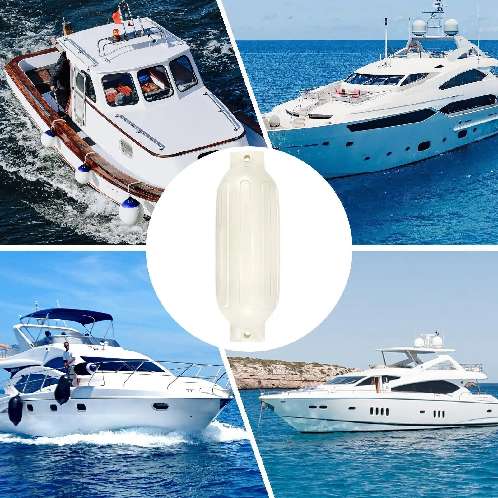 Boat Buoy Fenders Balls Boat Bumpers Inflatable Bumper Buoy Protection Balls Marine PVC fenders yacht anti-collision balls