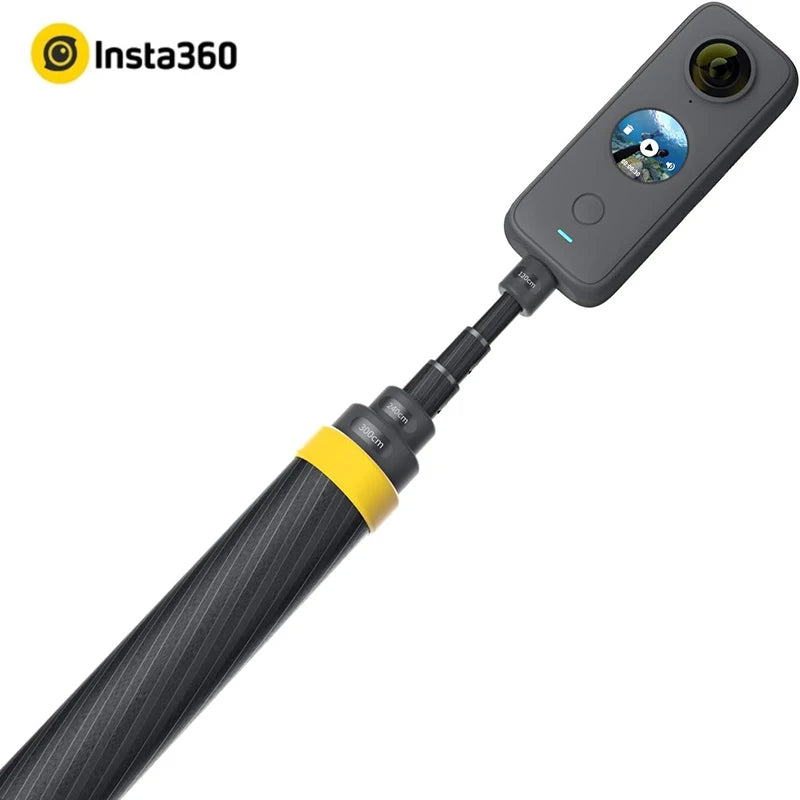 X5 Insta360 3m 9.8ft Extended Edition Selfie Stick for X4, X3, ONE RS, ONE X2, ONE R, ONE X, ONE Action Camera