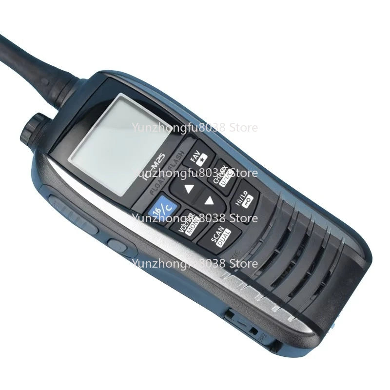 IC-M25 VHF Portable Marine Handheld Two-way Walkie-talkie, 5w Emergency Walkie-talkie with Long Microphone DMR Wireless Radio
