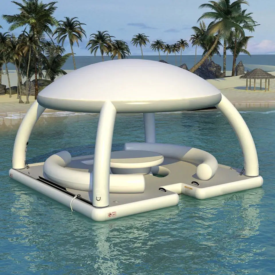 Beachfront Residence Lakeside Water Swim Resort Water Pier Deck Inflatable