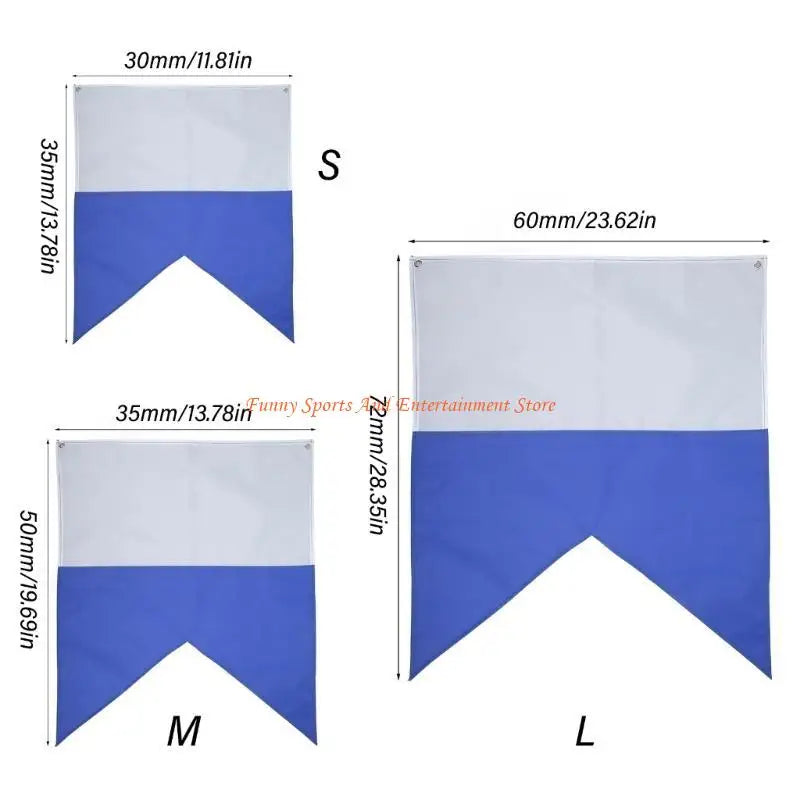 C4DE White And Blue Scubas Diving Dive Boats Flags International Diver Flags Marine Diving Warning Flags Diving Accessory