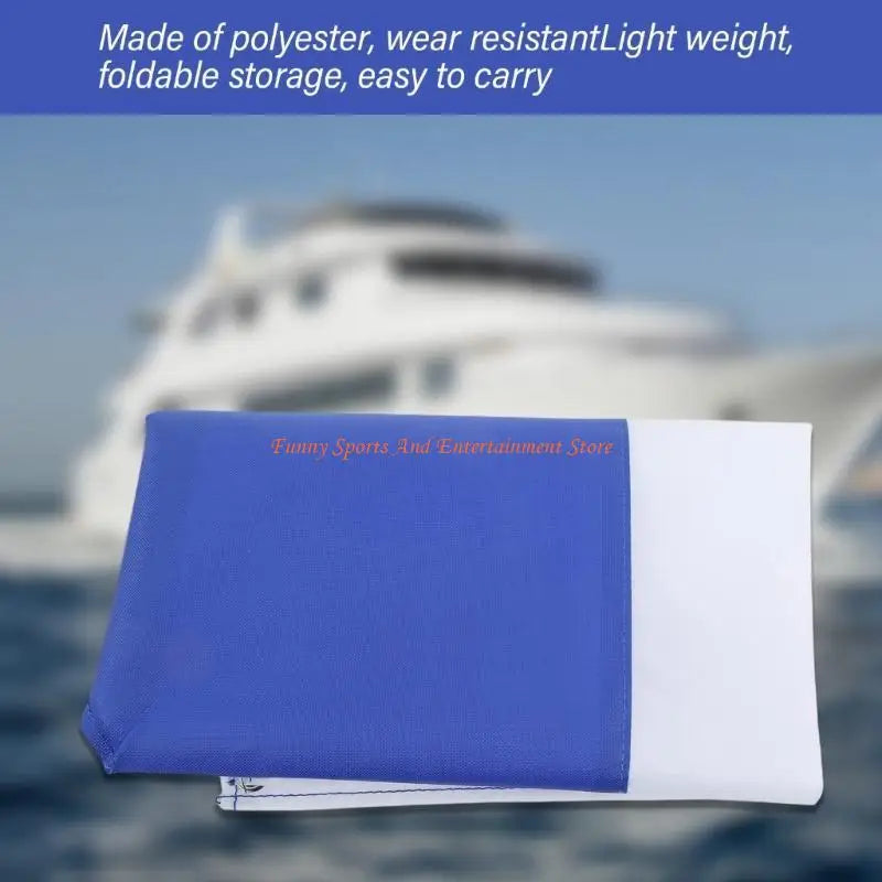 C4DE White And Blue Scubas Diving Dive Boats Flags International Diver Flags Marine Diving Warning Flags Diving Accessory