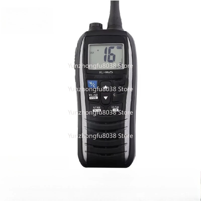 IC-M25 VHF Portable Marine Handheld Two-way Walkie-talkie, 5w Emergency Walkie-talkie with Long Microphone DMR Wireless Radio