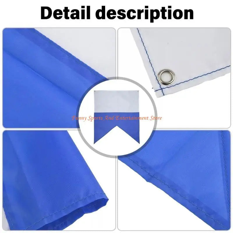 C4DE White And Blue Scubas Diving Dive Boats Flags International Diver Flags Marine Diving Warning Flags Diving Accessory