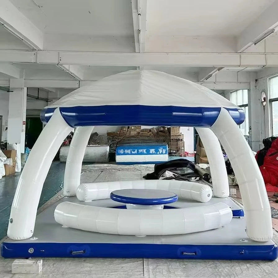 Summer Inflatable Water Park Floating Pier Inflatable Island Ocean/Lake/Pool