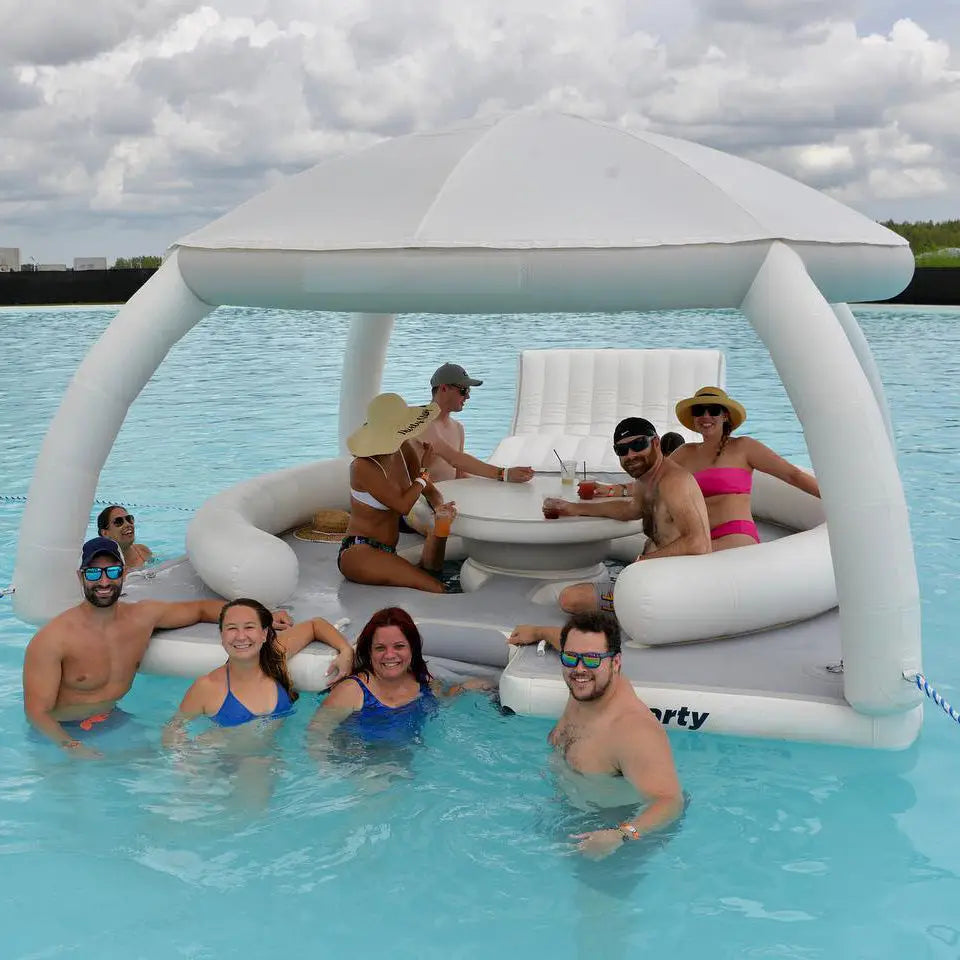 Beachfront Residence Lakeside Water Swim Resort Water Pier Deck Inflatable