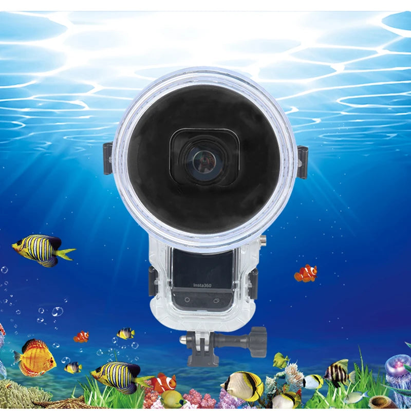For Insta 360 X5 Invisible Dive Case Pro Waterproof Splash Housing Underwater Dive Protective Shell for Insta360 X5 Accessories