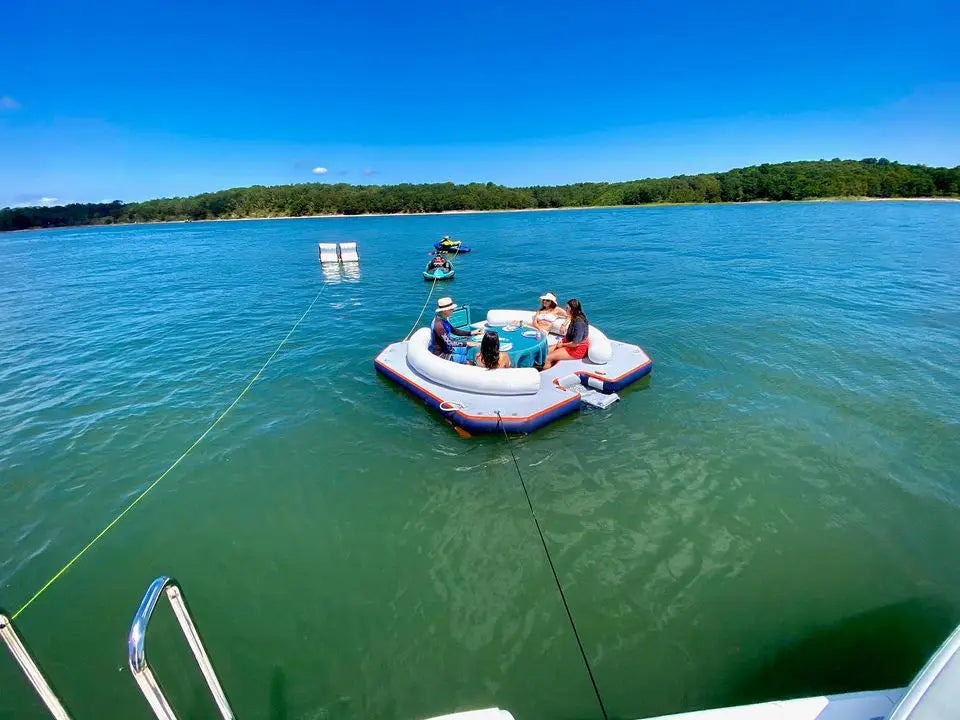Beachfront Residence Lakeside Water Swim Resort Water Pier Deck Inflatable