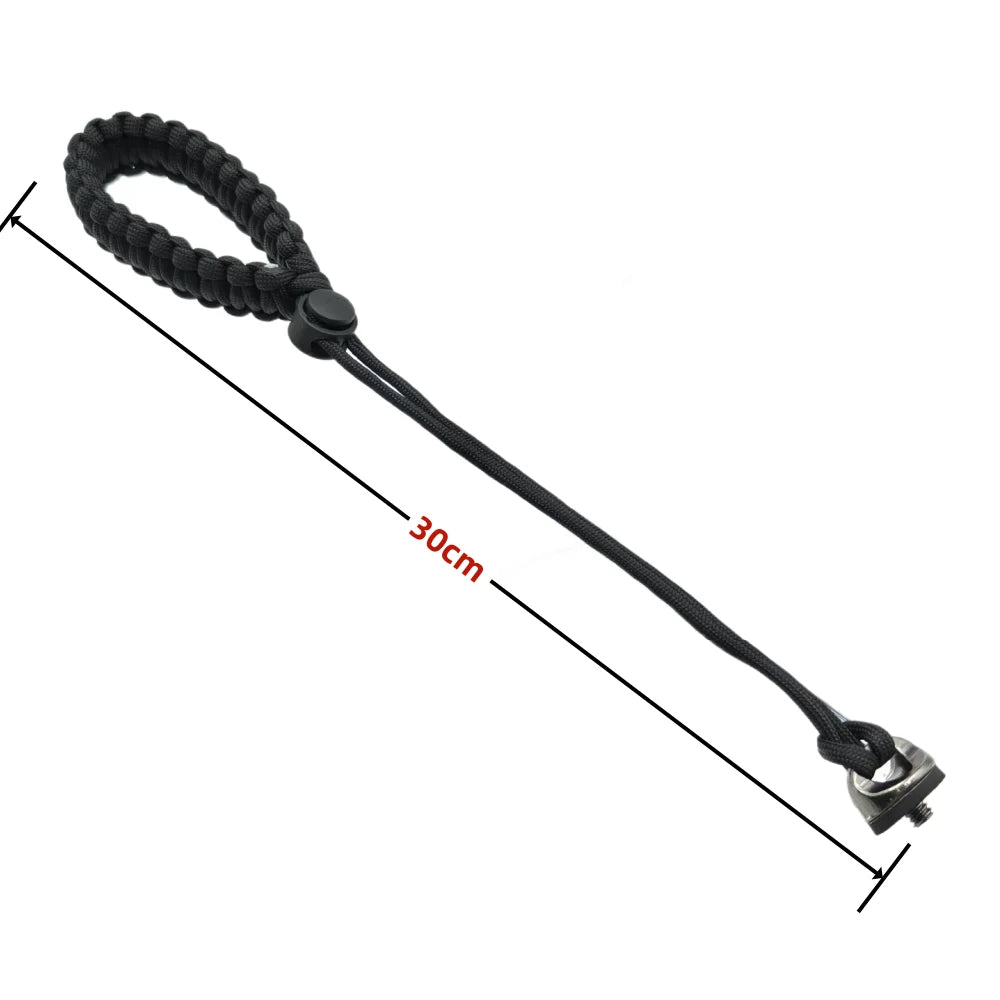Anti-lost Safety Wrist Strap Adjustable Nylon With 1/4 Metal Screw Base For Insta360 X5/X4 Dji Action 5 4 Pro Camera